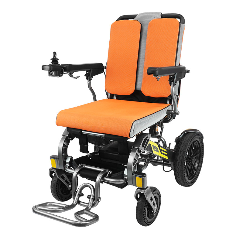 Wzmocniony, lekki, składany wózek inwalidzki